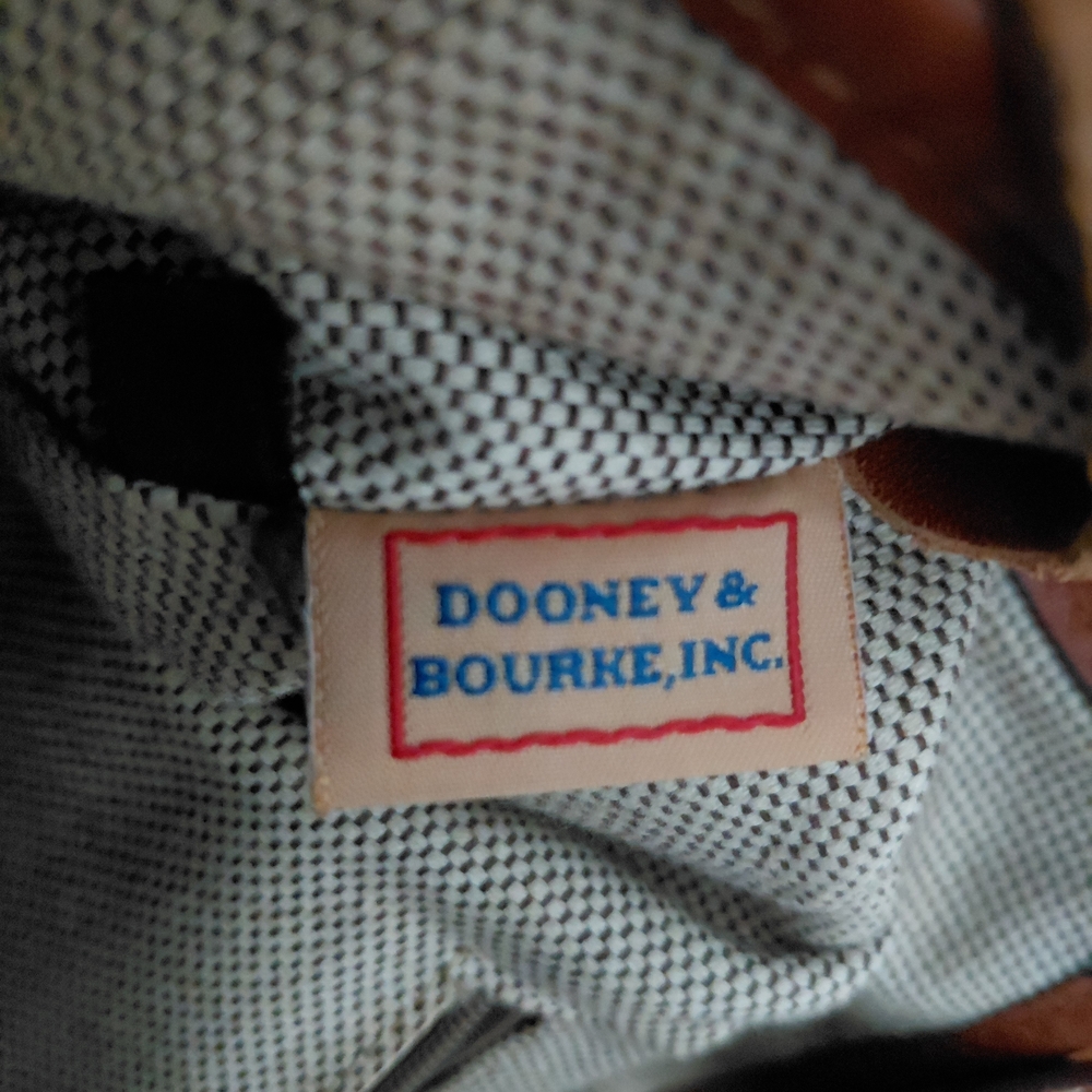 Dooney & Bourke Brown Monogram Hobo Bag - Picture 2 of 10